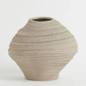 Asymmetric Stoneware Vase